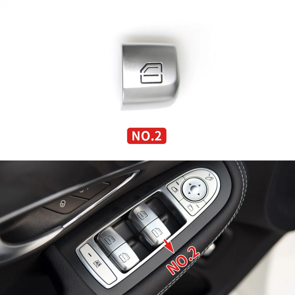 

Крышка кнопки ремонта переключателя стекла автомобиля для Mercedes Benz W205 W253 W213 C E GLC Class