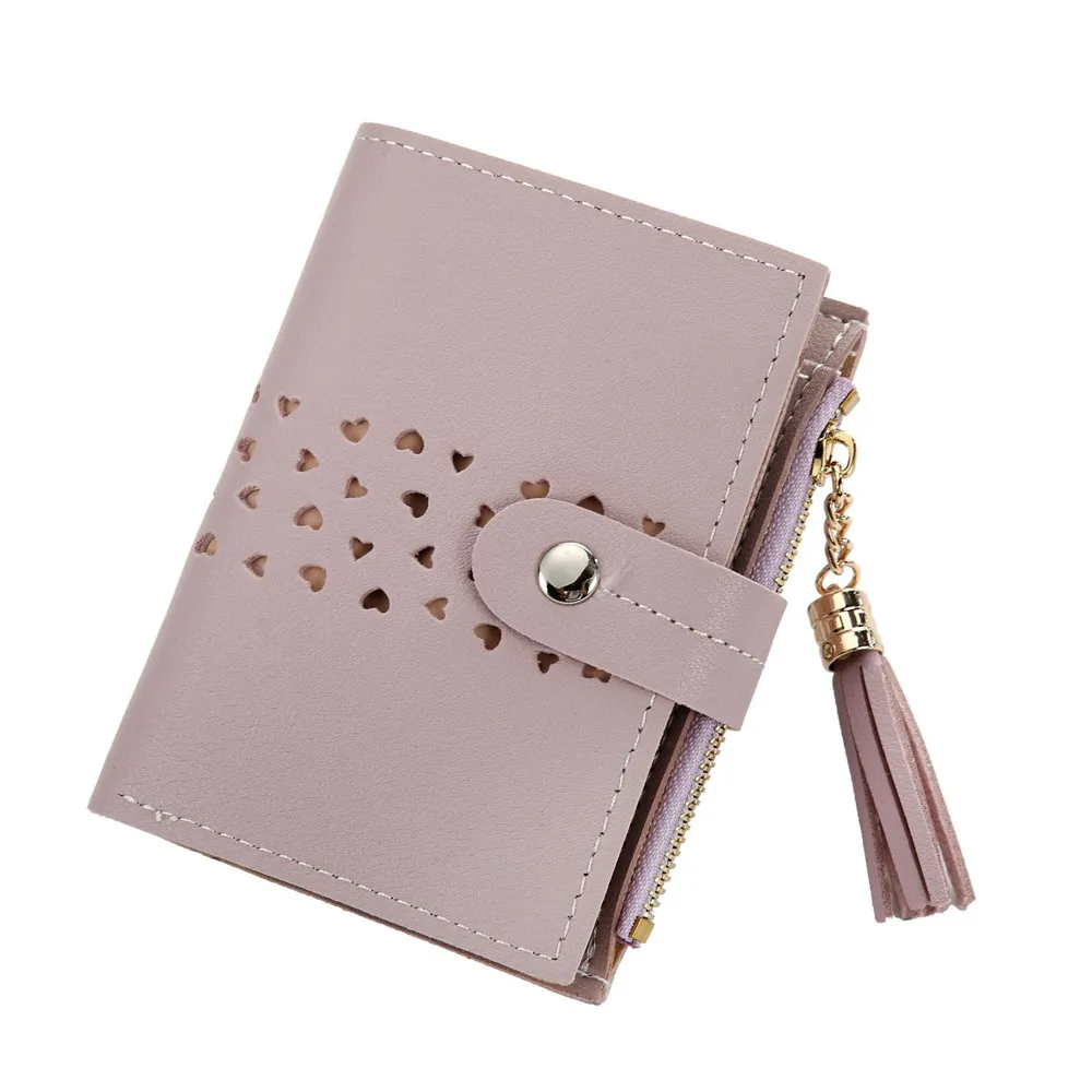 Модные лазерные держатели для карт Женский кошелек кредитных маленький с