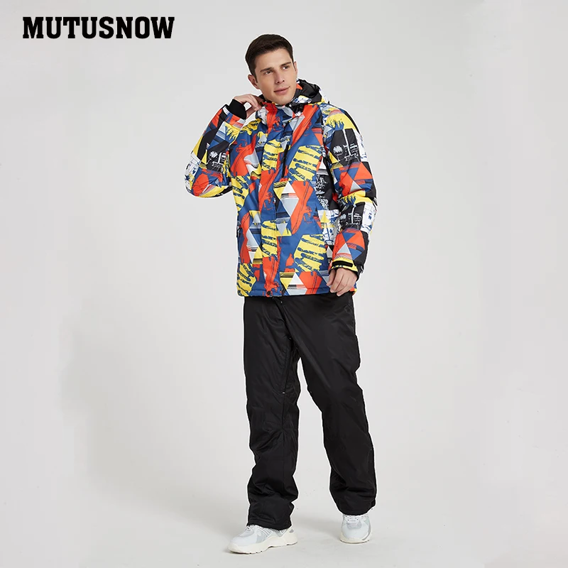 Новинка 2020 лыжный костюм для сноуборда Мужская ветрозащитная Водонепроницаемая