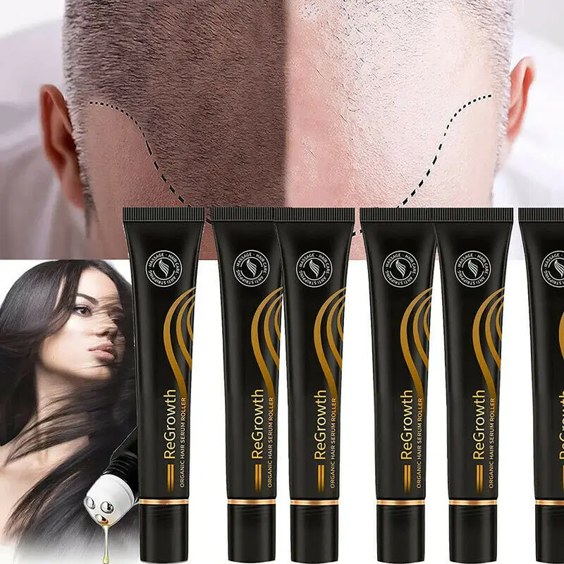 Органическая Сыворотка для роста волос Набор роликов ухода за волосами Жидкость