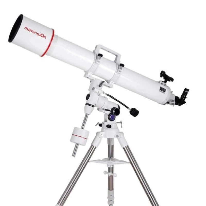 

Maxvision 127EQ 127/1200 мм рефракционный экваториальный астрономический телескоп со штативом верхом немецкого Экваториального крепления F9.4 1,5 дюйма