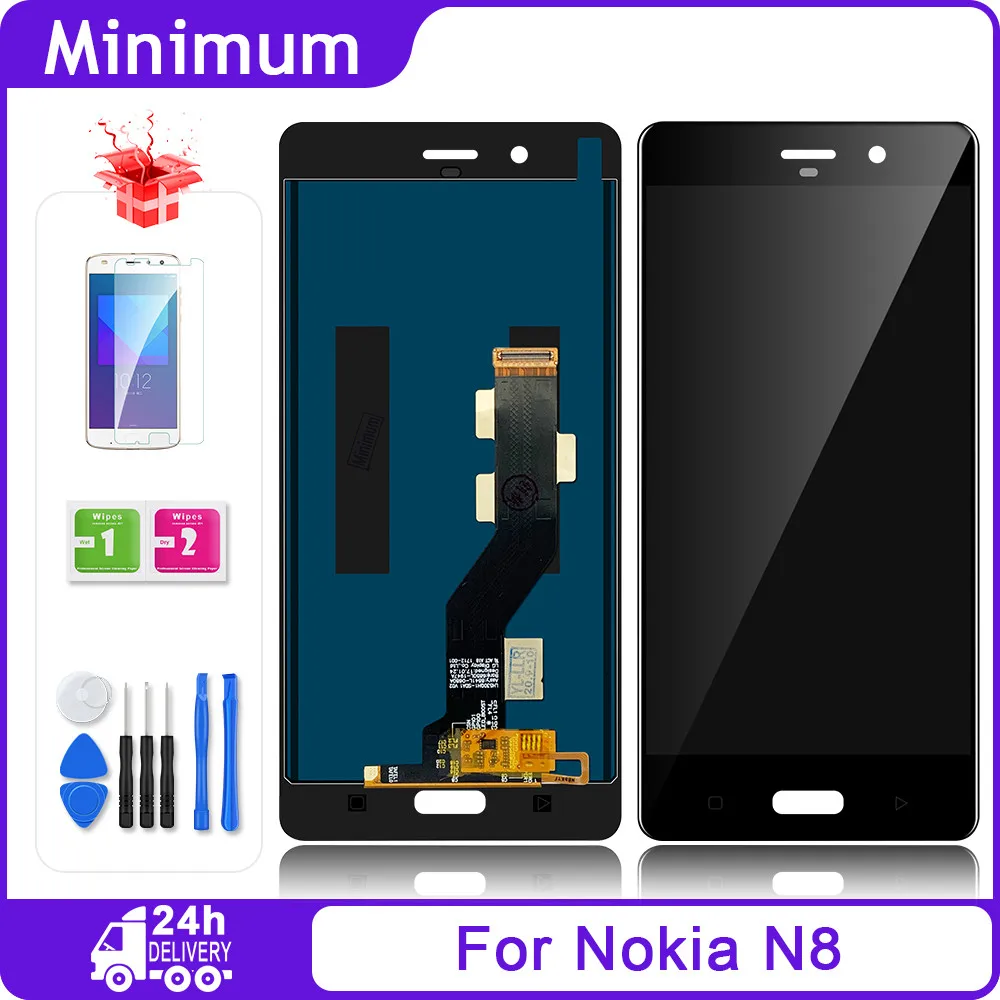 ЖК дисплей и дигитайзер сенсорного экрана в сборе для Nokia 8 N8 TA 1012 1004 1052