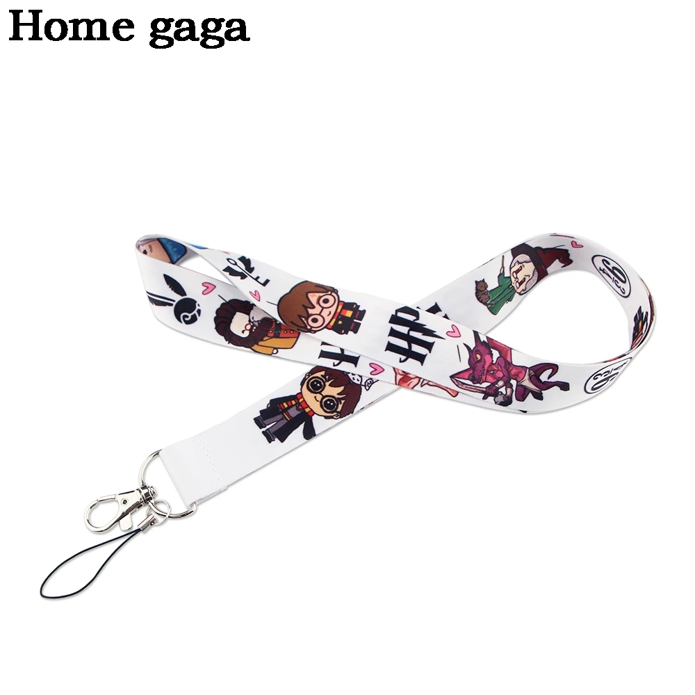 

D3231 Wholesale 10pcs/lot Magic School lanyard For key ID Card Pass Gym USB badge holder DIY Hanging Rope Ribbon Neck lanyards