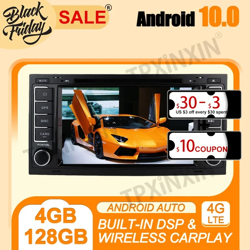

PX6 IPS Carplay DSP Android 10.0 4G+128G For Volkswagen Touareg 8 Multimedia Player Auto Radio Tape Recorder GPS Navi Head Unit