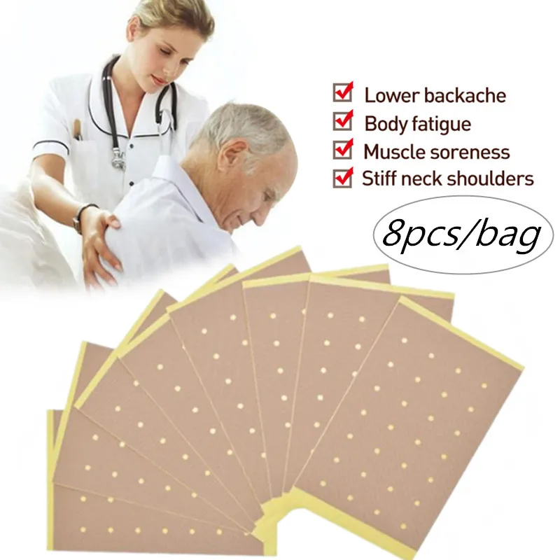 

8 Pcs/bag Medical Health Muscle Bruises Arthritis Breathable Joint Pain Killer Pain Relief Patch