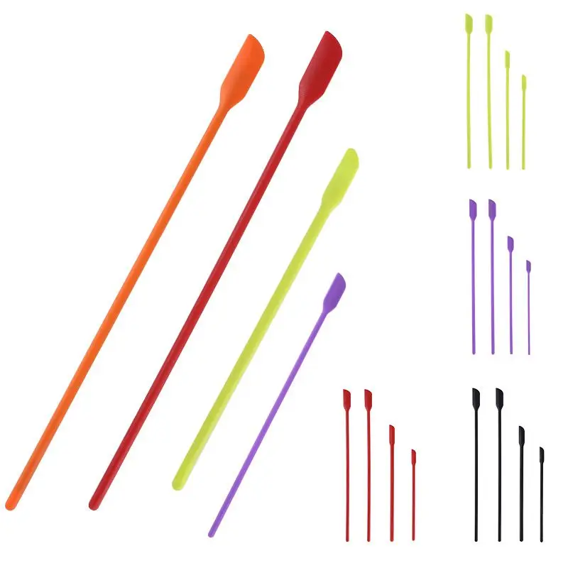 Набор силиконовых мини-лопаток макияжные лопатки 4 упаковки