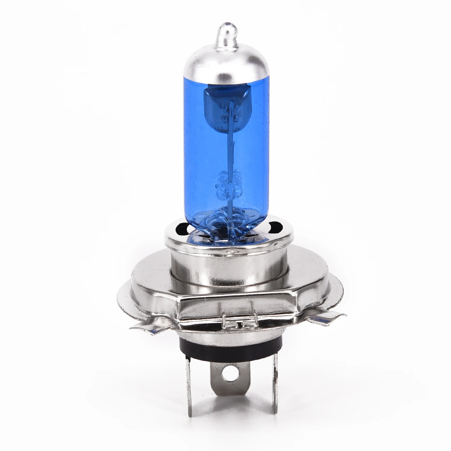 

2Pcs H4 100W 6000K Car Xenon Gas Halogen Headlight Lamp Bulbs Blue Shell Super Bright Daytime Running Lights Accessories