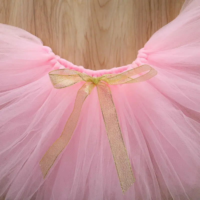 

0-24 Months Newborn Baby Girls 3Pcs Summer Clothes Prints Romper Jumpsuit Pink Gauze Skirt Outfits Clothes