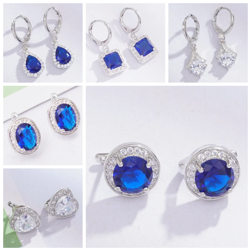 12 видов стилей серьги геометрической формы массивные модные маленькие для