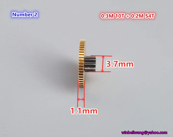 Совершенно новый 0 3 M 10T + 2 54T OD 6mm 11 2mm дуплексная шестерня модуль медной передачи