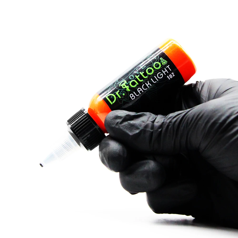 Бесплатная доставка 6 цветов набор чернил для УФ светильник татуировок чернила