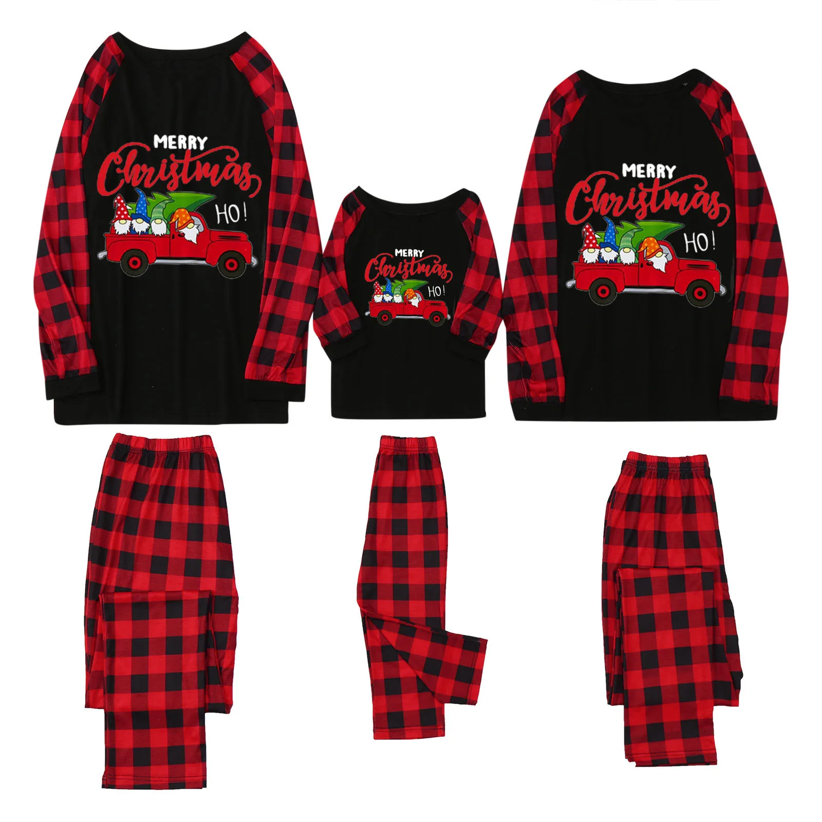 

Family Matching Outfit Lattice Christmas Pajamas Xmas Pajamas Pjs Sleepwear Outfits Matching Set Sleepwear Пижама Romper R5