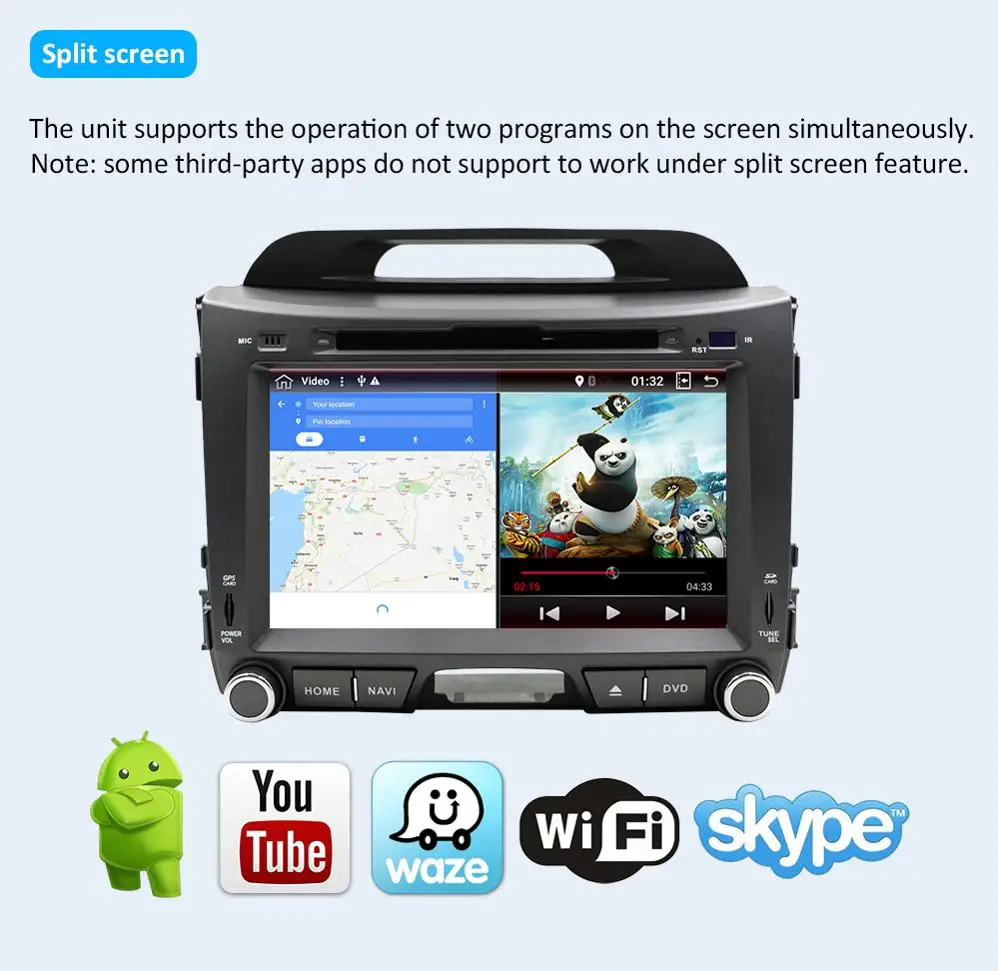 Автомагнитола на android 10 0 мультимедийный проигрыватель с Wi Fi bluetooth rds для kia sportage 2011