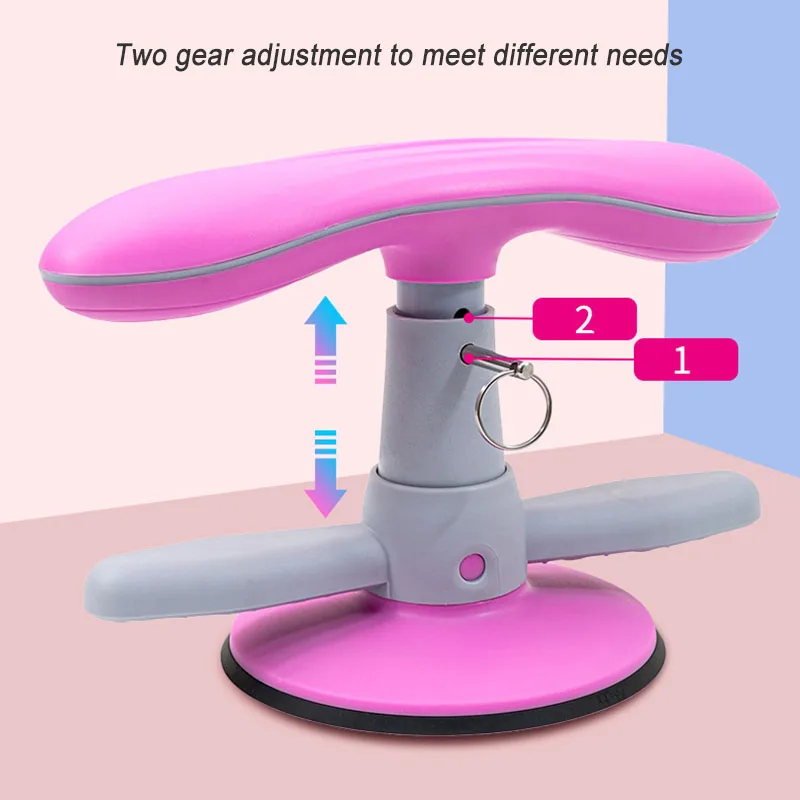 

Sit Up Assistant Device for Exercising Abdomen Adjustable Sit-Up Aid Abdominal Strength Training Suction Fitness Tools
