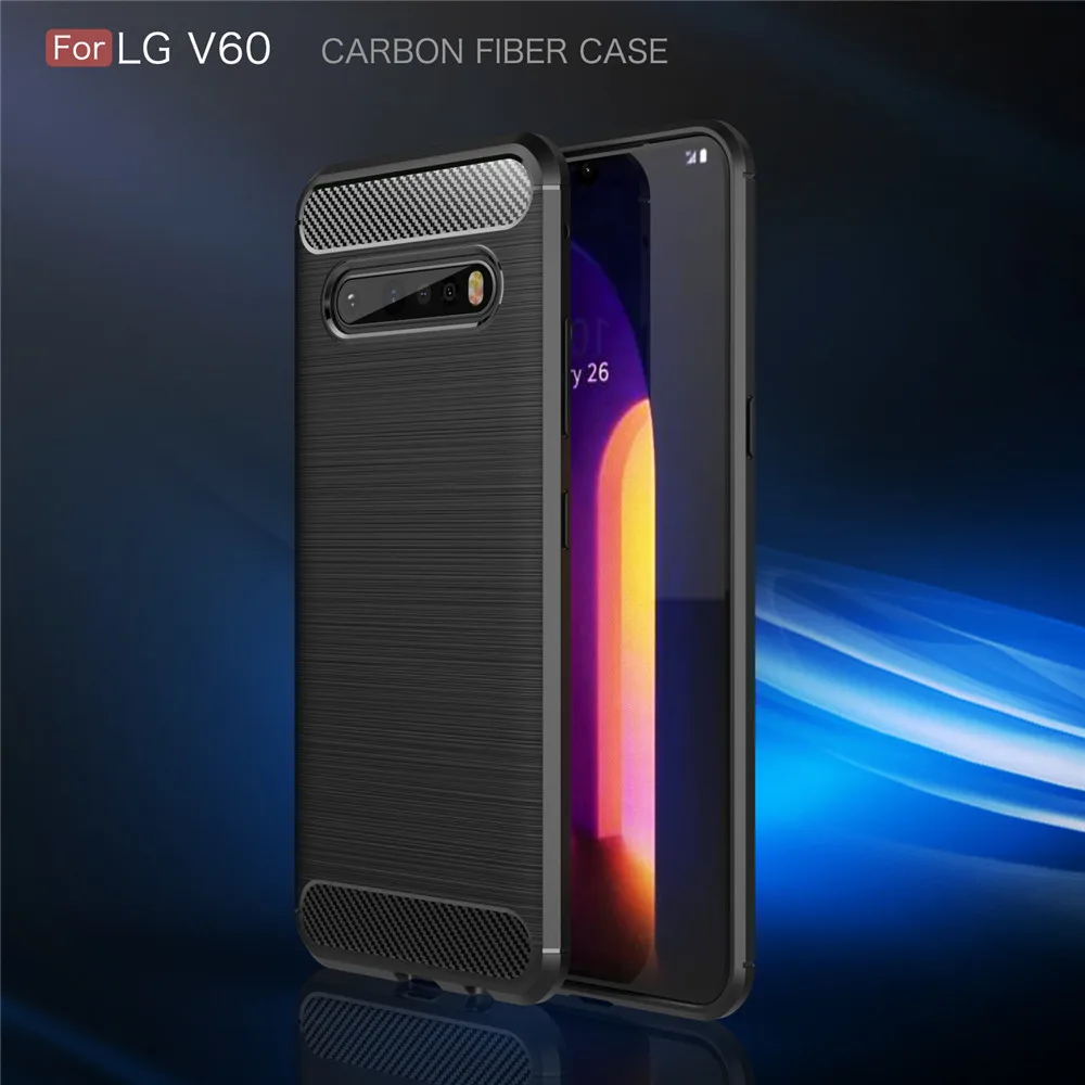 Для LG V60 чехол 6 8 дюймов роскошный полностью мягкий силиконовый из ТПУ