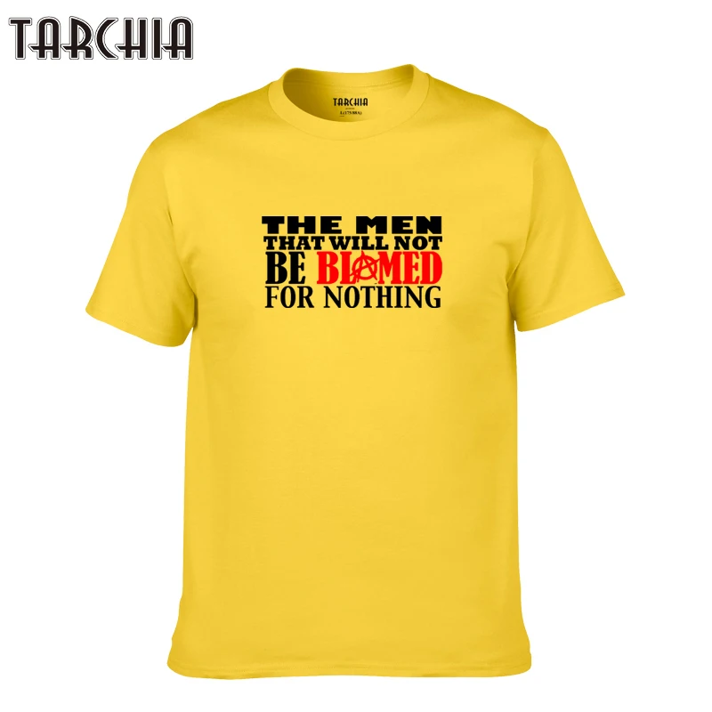 Футболка TARCHIA мужская с коротким рукавом хлопок брендовая тенниска Повседневная