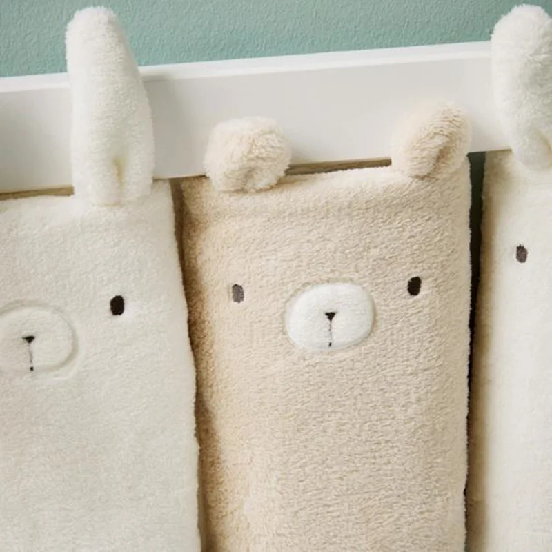 Защитный бампер для детской кроватки 10 шт. мягкий фланелевый с изображением