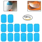 14 шт., сменные гелевые прокладки для брюшного ремня, тонизирующий тоник, стимулятор мышц ABS, гидрогелевые прокладки, наклейка, Аксессуары для тренировок