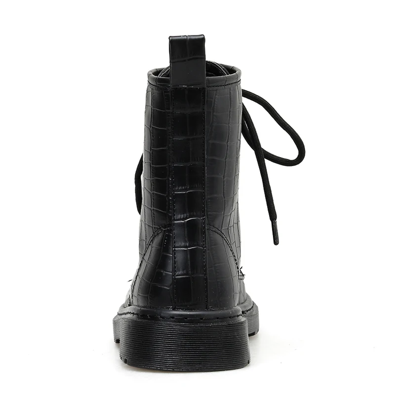 Женские осенние ботинки comboy Обувь на шнуровке Ковбойские в готическом стиле В