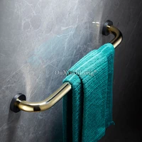 1pcs brass gold straight non slip safety support grab bar handle bathroom rail tub handrail for elder anti slip handle grip