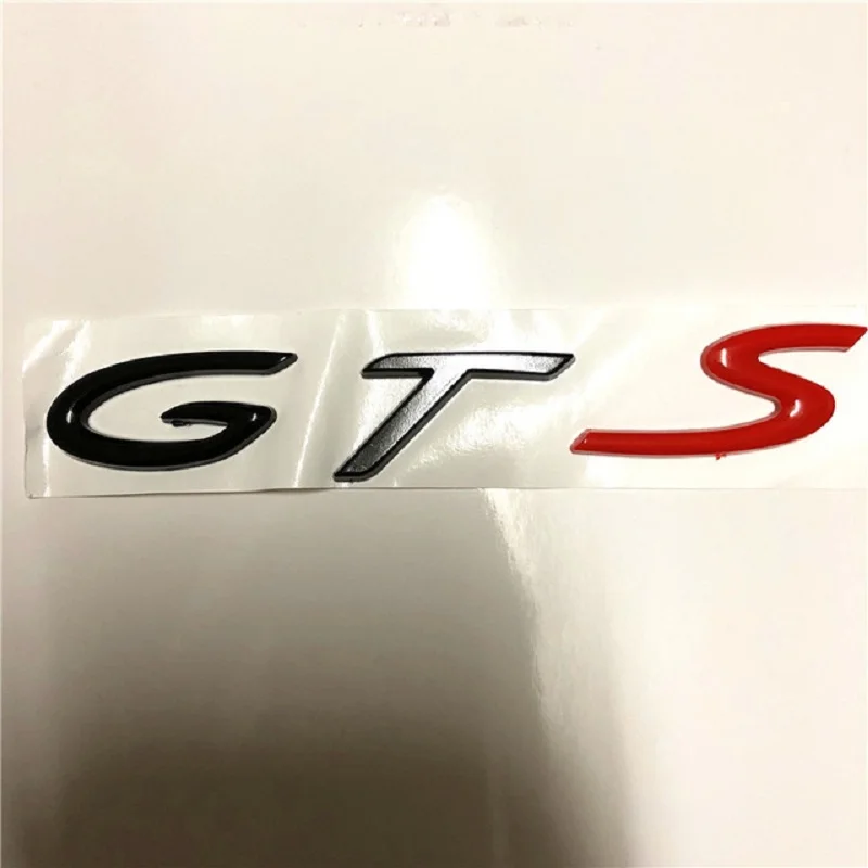 13*2 см 3D металлический GTS логотип эмблема знак наклейка на автомобиль для Porsche Cayenne
