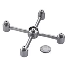 Уличный адаптер для туристической плиты, 3 выхода, Воздушный бак из алюминиевого сплава, 345 коннектор для походного конвертер для печи