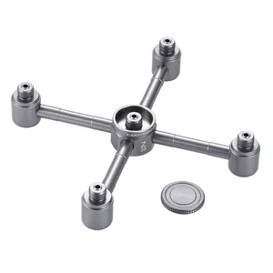 Уличный адаптер для туристической плиты, 3 выхода, Воздушный бак из алюминиевого сплава, 345 коннектор для походного конвертер для печи