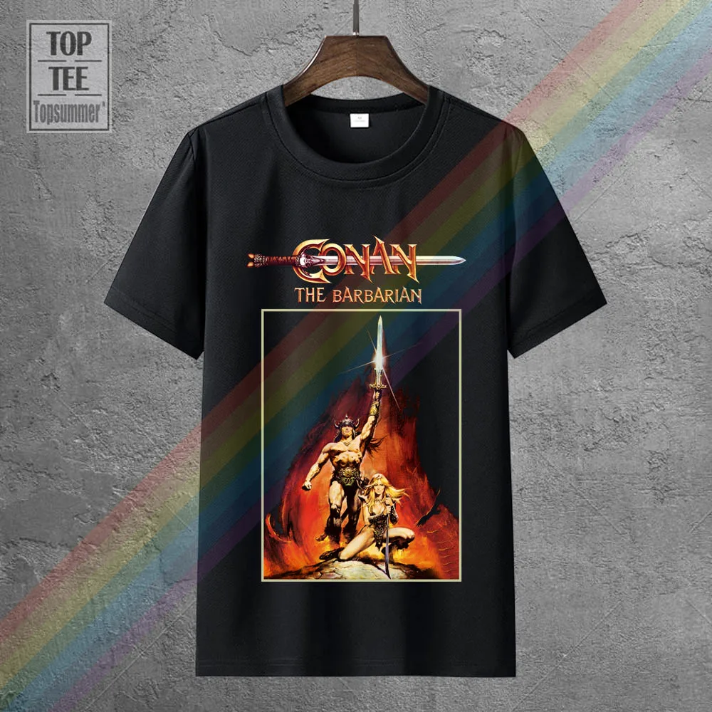 

Conan The Barbarian Valeria Arnold Schwarzenegger Vintage Retro Movie T Shirt Xs