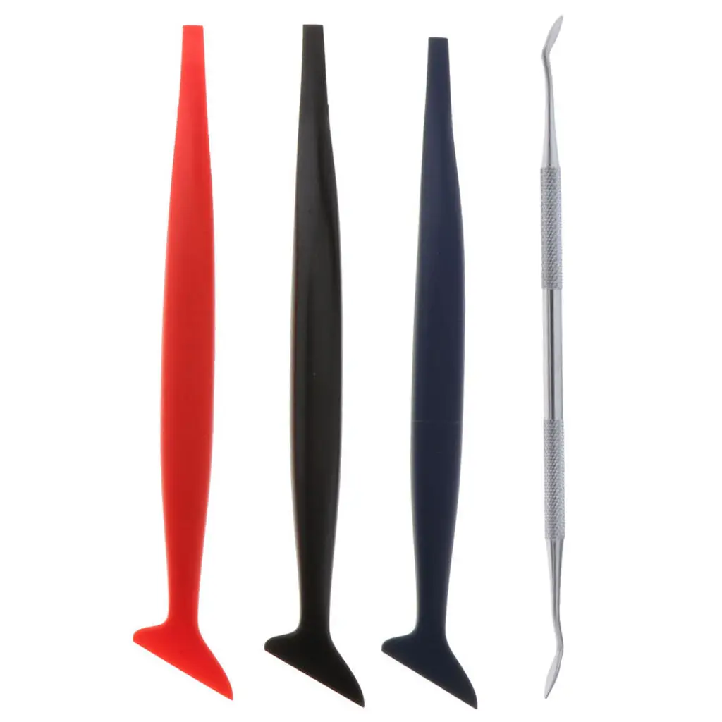

Vehicle Vinyl Film Stick Magnet Scraper Squeegee Wrapping Set Car Styling