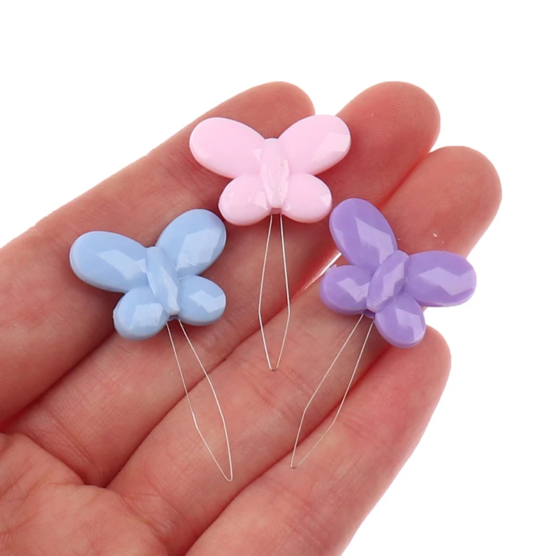 

10Pcs/lot Butterfly Needle Threader Thread Needle Device Plastic Wire Stitch Insert Craft Tool Sewing Machines Supplies