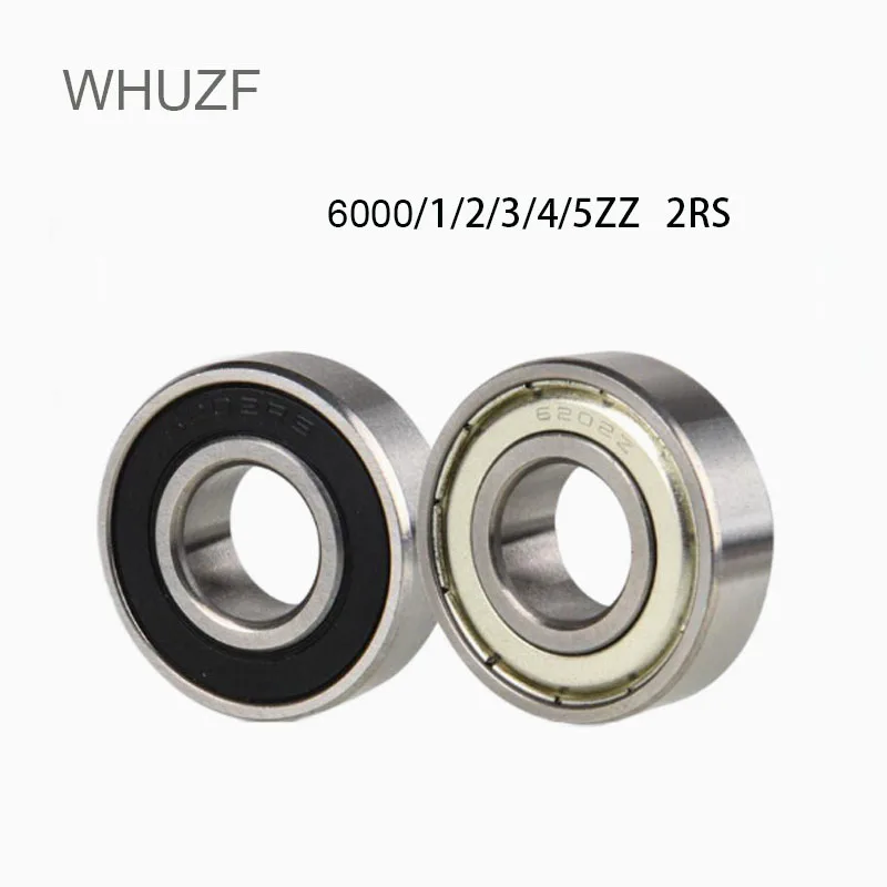 WHUZF 2/4 шт. 6000zz rs 6001ZZ 6002RS 6003-2Z 6004Z 6005-2RS ZZ RS RZ 2RZ радиальные шарикоподшипники высокого