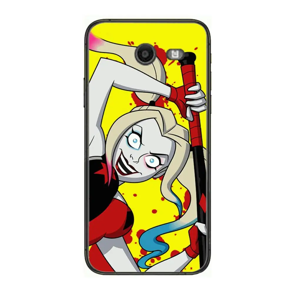 

Harley Villain Quinn case Phone Case Hull For Samsung Galaxy J 4 3 5 6 7 8 EU 2018 Plus 2017 Black Shell Art Cell Cover TPU