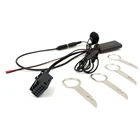 Biurlink Автомобильная магнитола и аудио AUX в Bluetooth адаптер микрофон для Ford 5000C 6000 CD Quadlock автомобильная стереосистема Pinout