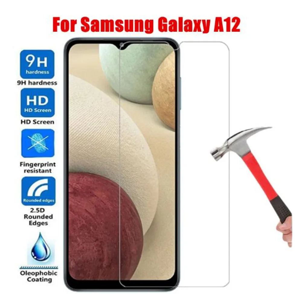 

Закаленное стекло для Samsung A32 4G, Защитное стекло для телефона Samsung Galaxy A12 A02S, Защитное стекло для экрана Samsung A 12 A32