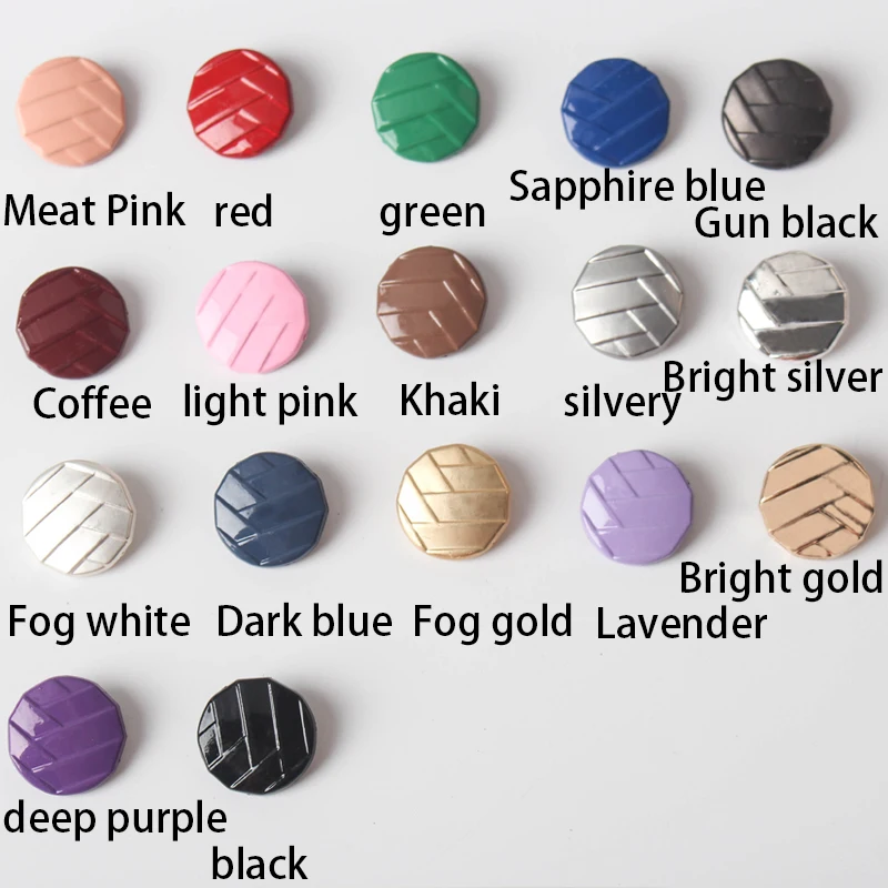 1 шт. 22 мм Роскошные металлические пуговицы высокого класса 17 цветов модные