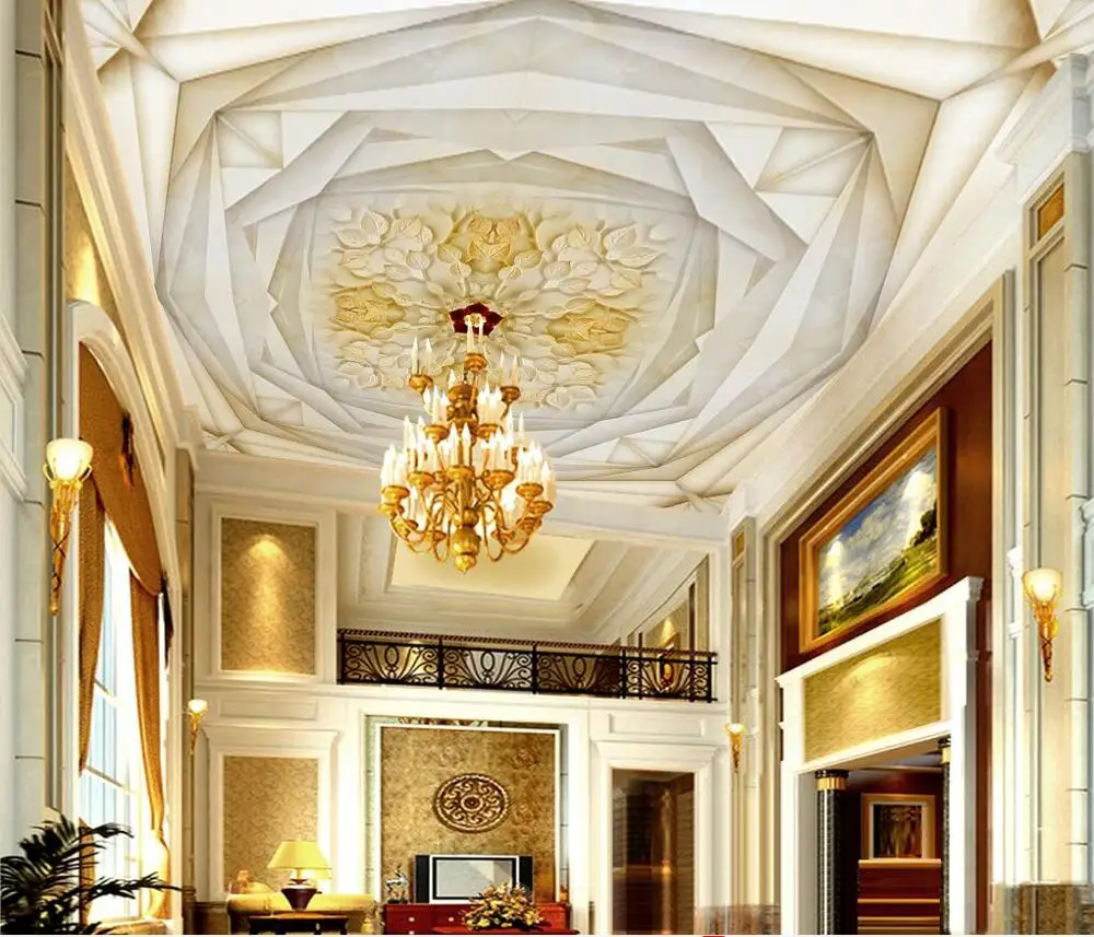 Современные 3D фото обои мраморный геометрический узор Декорирование Интерьера