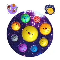 eight planets simple dimple fidget toys anti stress reliver sensory kids toy antistress squishy silicone toys for children