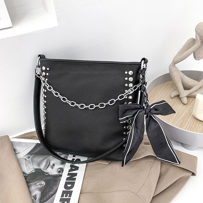 

Модные Наплечные сумки через плечо для женщин 2021, мессенджер из искусственной кожи, Дамская дизайнерская сумочка, шелковый шарф, роскошная ...