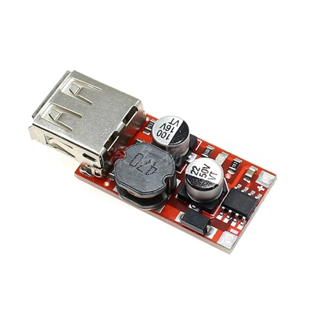 

9V/12V/24V to 5VDC-DC car charger car charger 3A output USB voltage regulator module red