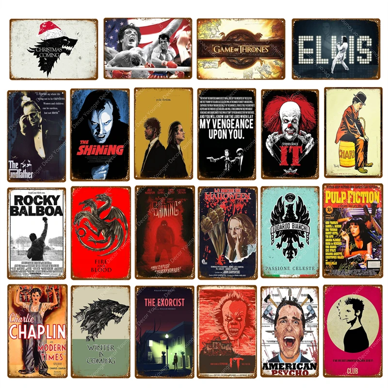 Классический фильм плакат звезда скалистый Сияющий Элвиса целлюлозы фантастика