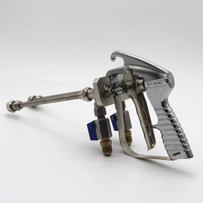 Высокоэффективный пистолет-распылитель из нержавеющей стали с двойной головкой