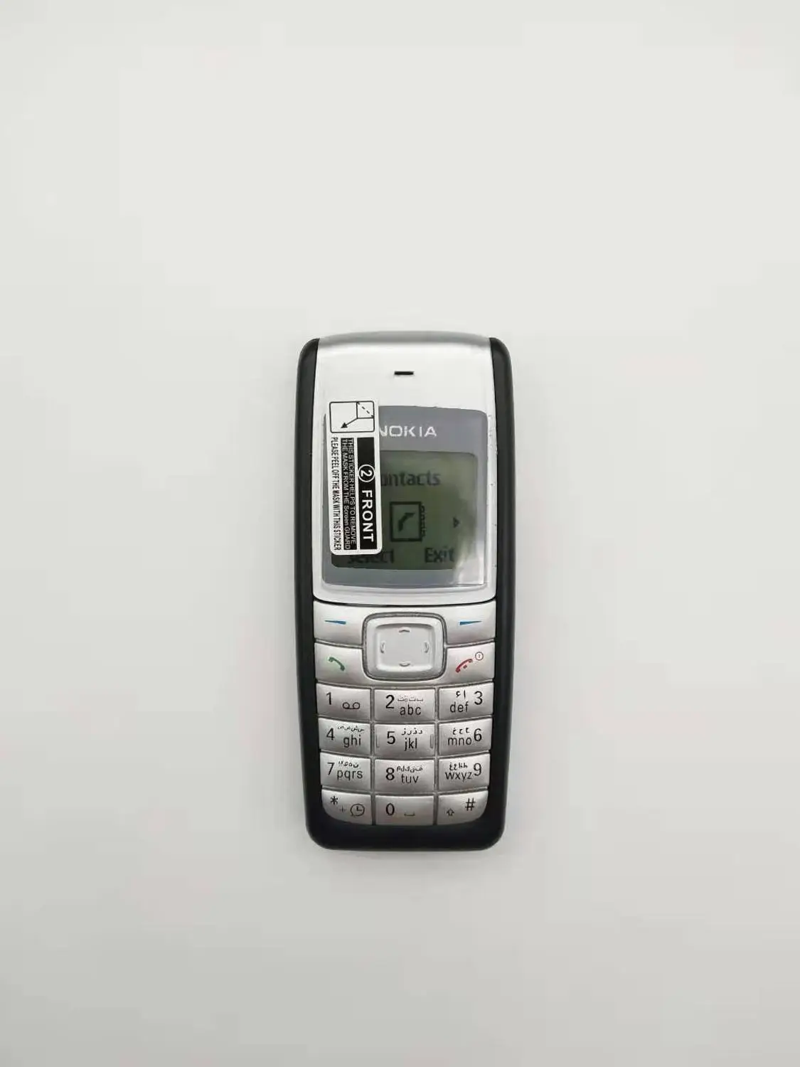 Nokia 1110 1110i разблокированный GSM 2G дешевый хорошее качество Nokia мобильный телефон Восстановленный - Цвет: Черный