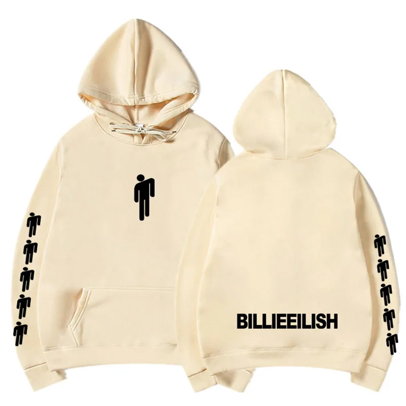 Billie Eilish модная толстовка с принтом женская/Мужская Спортивная длинными рукавами