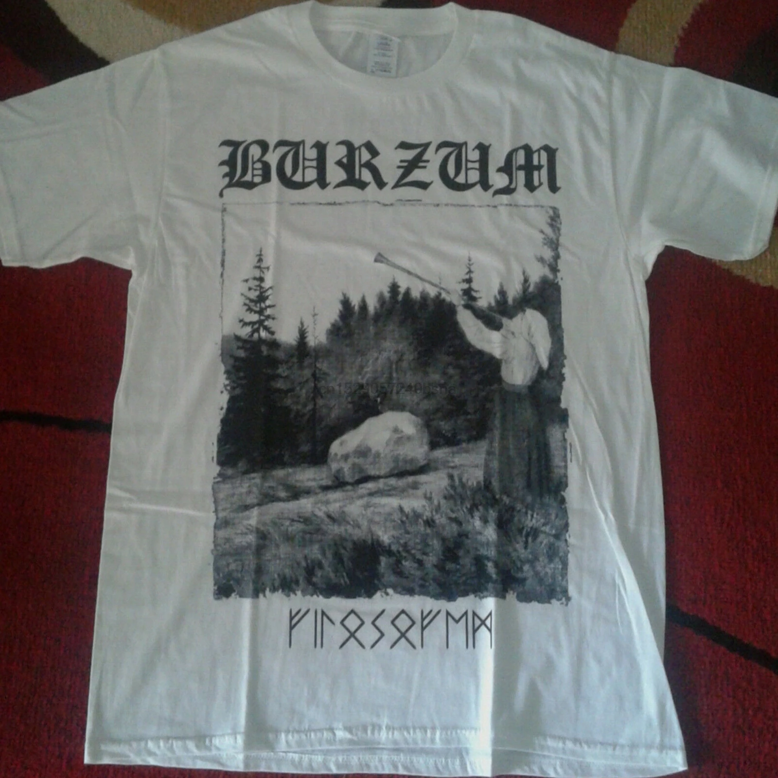 0 футболка BURZUM FILOSOFEM Bathory Darkthrone Mayhem Marduk Emperor Venom Новая мужская для взрослых Slim Fit S-XXxl