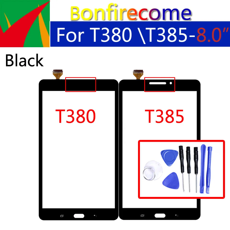 Для Samsung Galaxy Tab A 8 0 Φ T380 T385 сенсорный экран дигитайзер панель Стекло Объектив ЖК