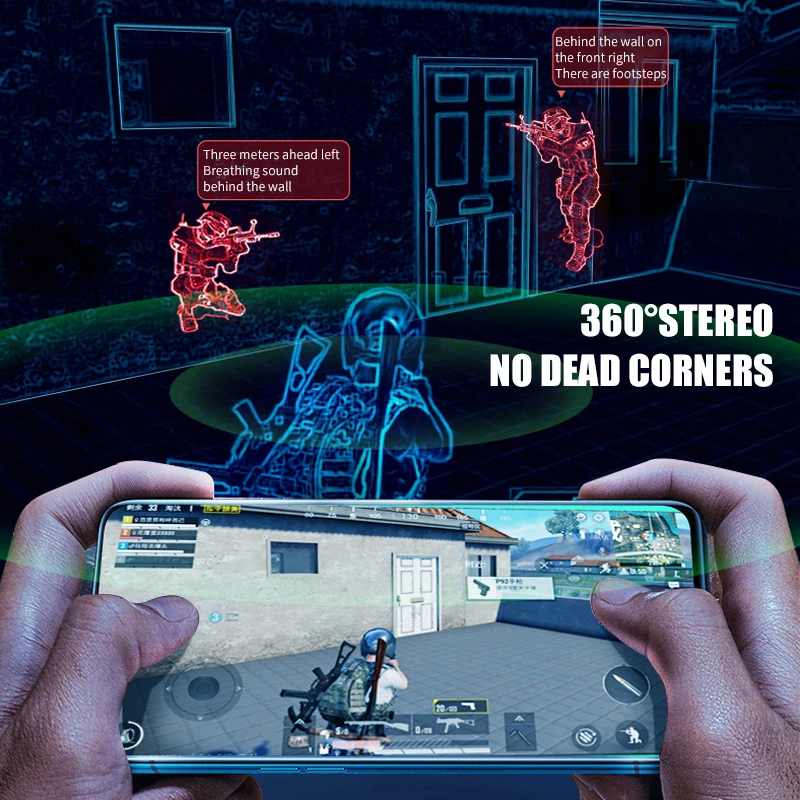 

Xiaomi Gaming Headset Colorful TWS Bluetooth Earphones with Mic No Dead Corner Bass Sound Positioning PUBG Wireless Earbuds