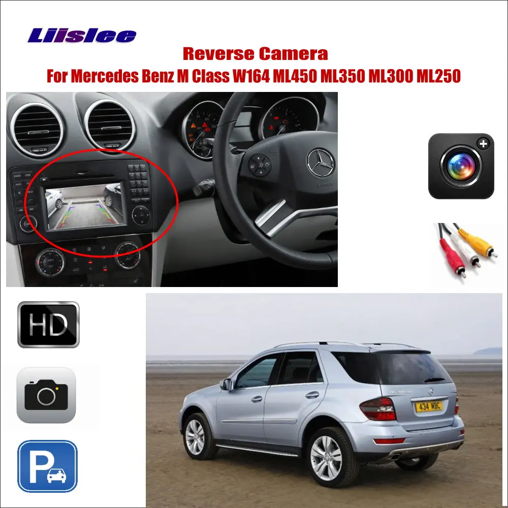 Для Mercedes Benz MB M Class W164 ML450 ML350 ML300 ML250 Автомобильная HD камера заднего вида