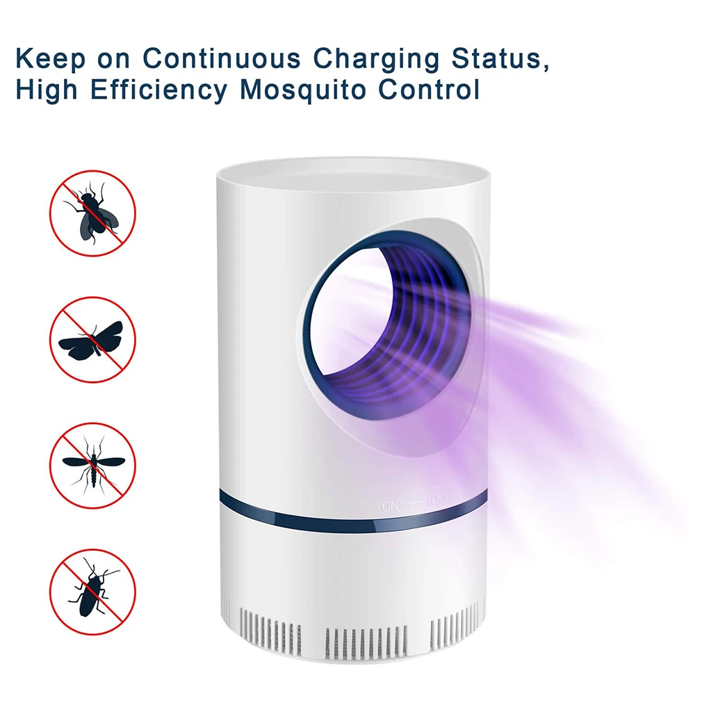 Фотокатализатор лампа ловушка для комаров дома спальни USB отпугиватель мух