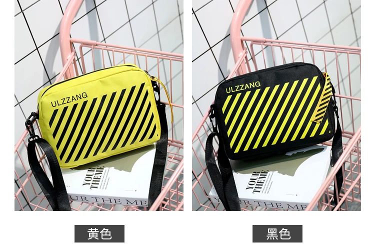 Harajuku Hong Kong стиль Студенческая уличная мода хип хоп Холщовая Сумка для танцев для девочек маленькая сумка через плечо