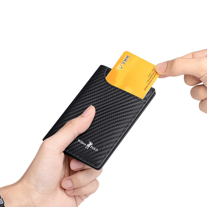 Мужской кошелек высококачественный кожаный короткий Футляр для карт чехол